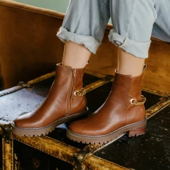 Women Yellow Box Boots & Booties><noscript><img width=