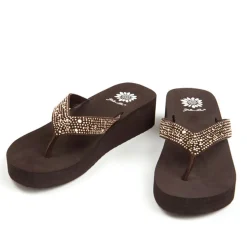 Women Yellow Box Heels & Wedges><noscript><img width=