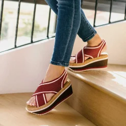 Women Yellow Box Heels & Wedges><noscript><img width=