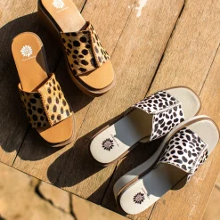 Women Yellow Box Heels & Wedges><noscript><img width=