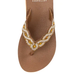 Women Yellow Box Flip Flops><noscript><img width=