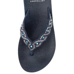 Women Yellow Box Flip Flops><noscript><img width=