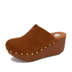 Women Yellow Box Heels & Wedges><noscript><img width=