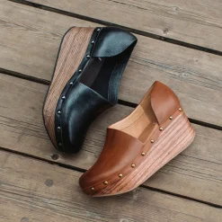 Women Yellow Box Clogs & Mules><noscript><img width=