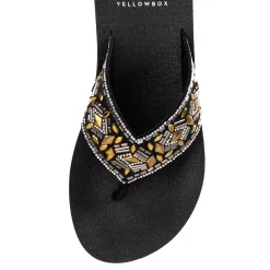 Women Yellow Box Heels & Wedges><noscript><img width=