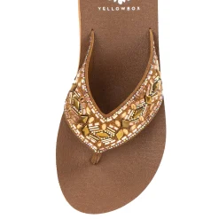 Women Yellow Box Heels & Wedges><noscript><img width=