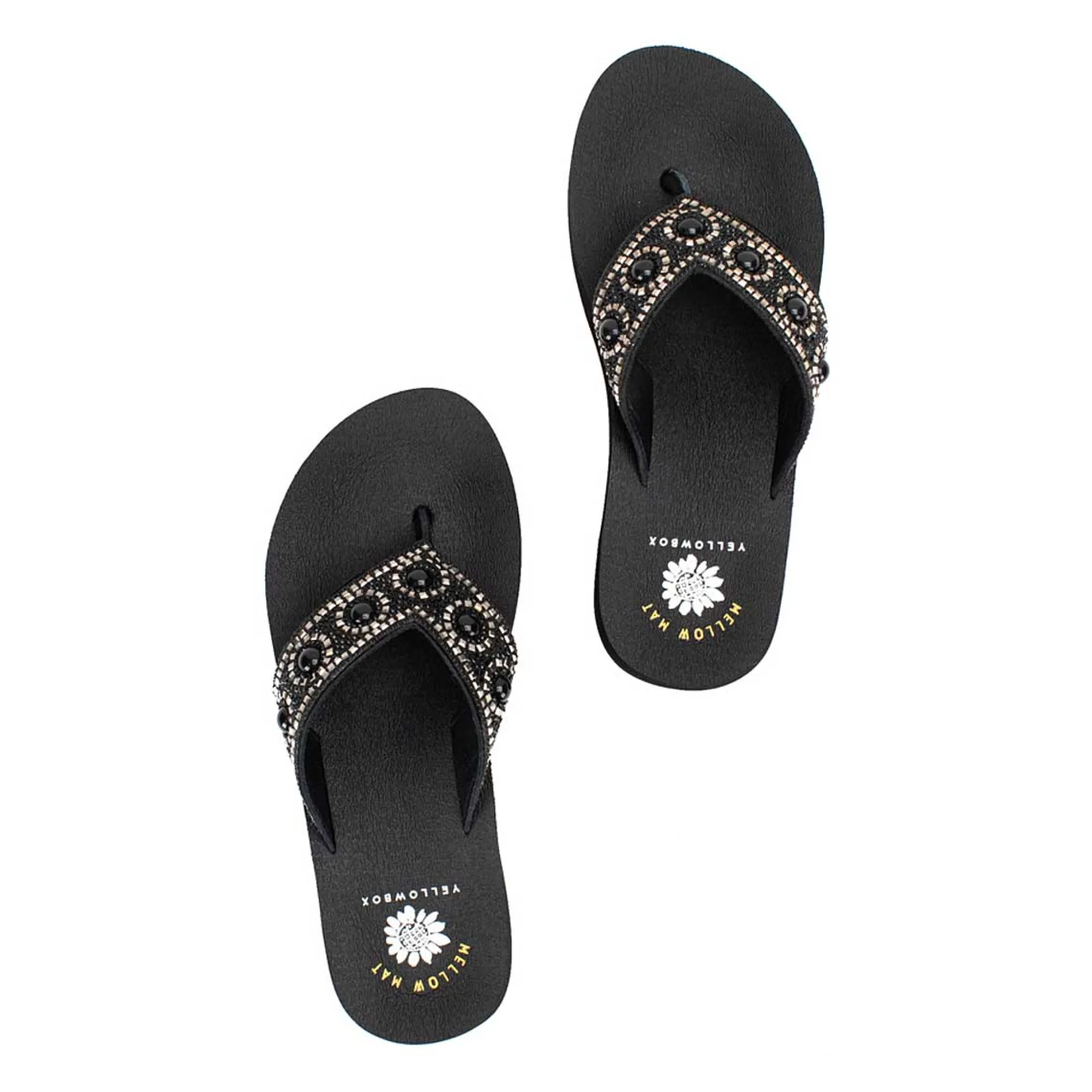 Women Yellow Box Flip Flops>Blakely