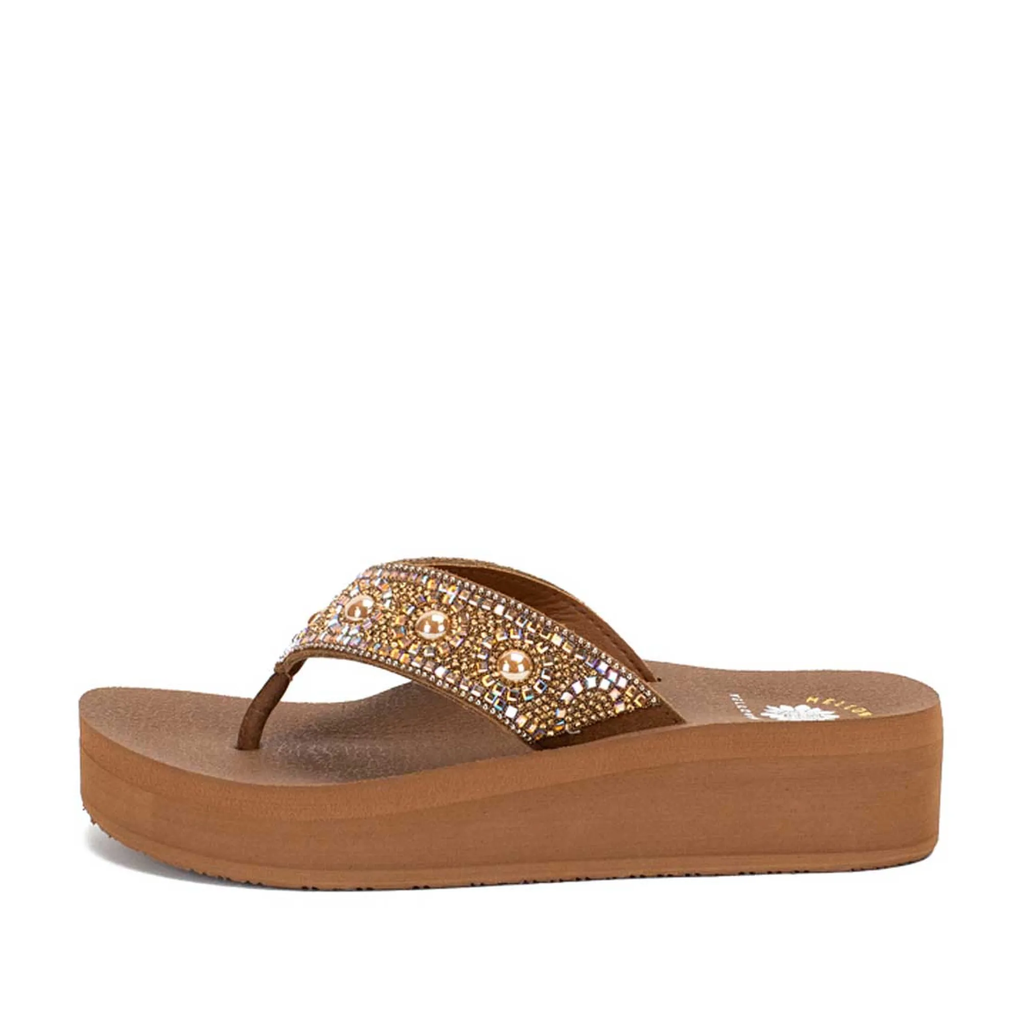 Women Yellow Box Flip Flops>Blakely