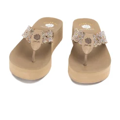 Women Yellow Box Flip Flops><noscript><img width=