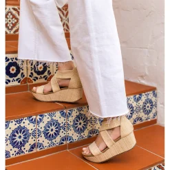 Women Yellow Box Heels & Wedges><noscript><img width=