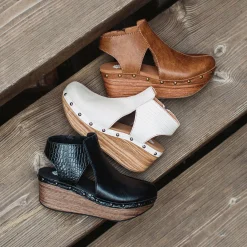 Women Yellow Box Clogs & Mules><noscript><img width=