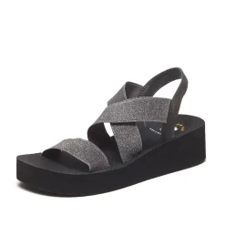 Women Yellow Box Heels & Wedges><noscript><img width=