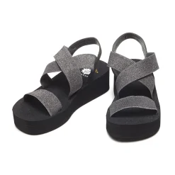 Women Yellow Box Heels & Wedges><noscript><img width=