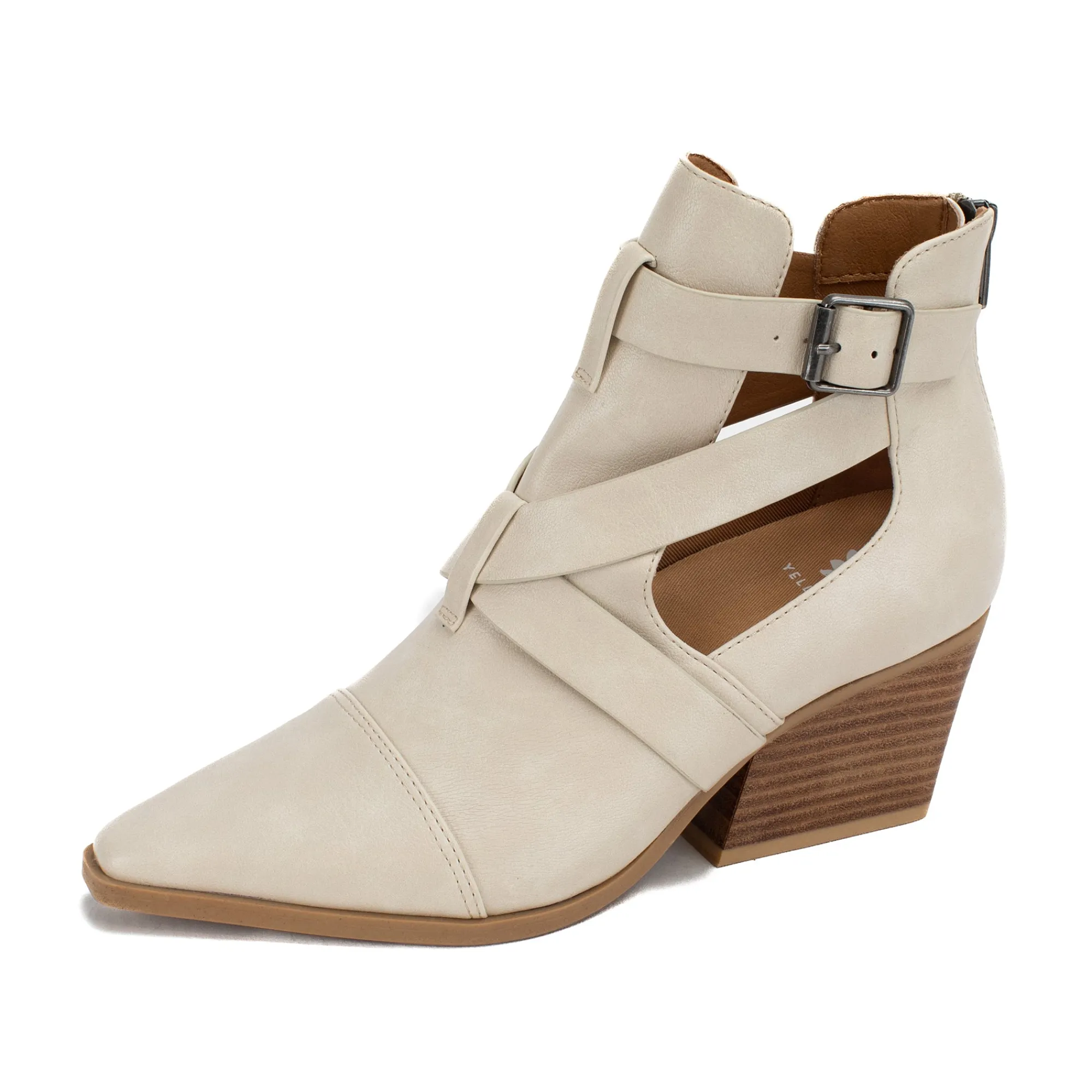 Women Yellow Box Boots & Booties>Canoly Cut-Out Bootie