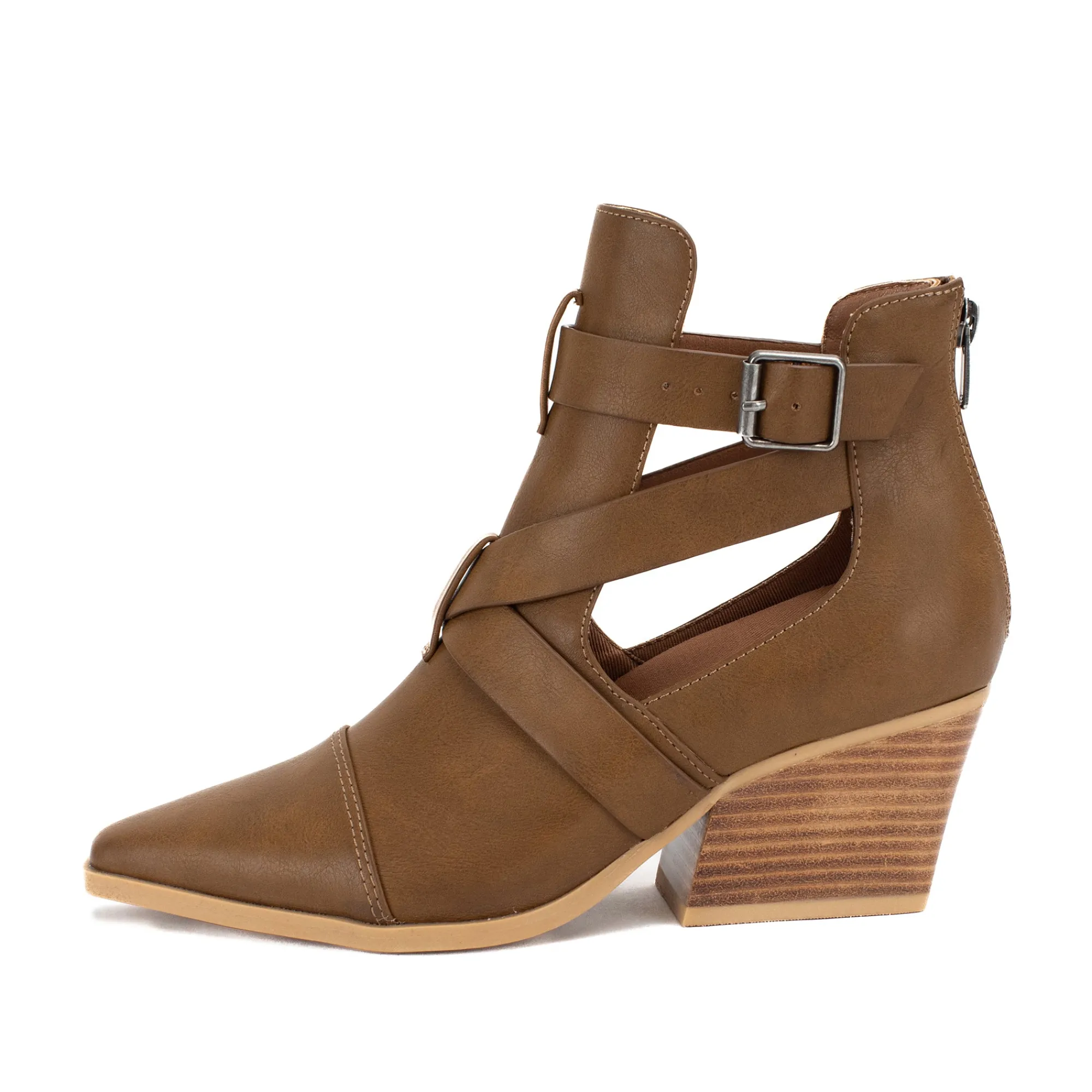 Women Yellow Box Boots & Booties>Canoly Cut-Out Bootie