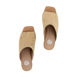 Women Yellow Box Heels & Wedges><noscript><img width=