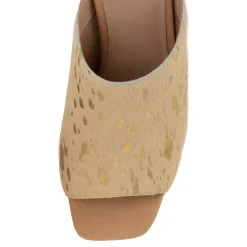 Women Yellow Box Heels & Wedges><noscript><img width=