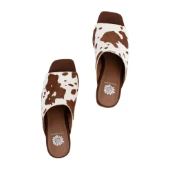 Women Yellow Box Heels & Wedges><noscript><img width=