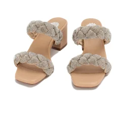 Women Yellow Box Heels & Wedges><noscript><img width=