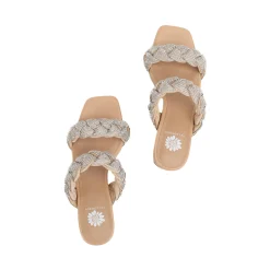 Women Yellow Box Heels & Wedges><noscript><img width=