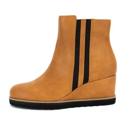 Women Yellow Box Boots & Booties><noscript><img width=