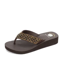 Women Yellow Box Flip Flops>Cesky Sandal