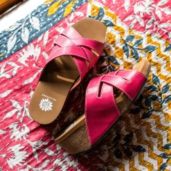 Women Yellow Box Sandals><noscript><img width=