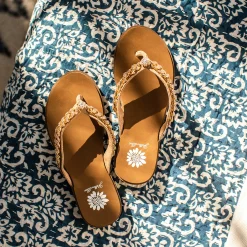 Women Yellow Box Flip Flops><noscript><img width=