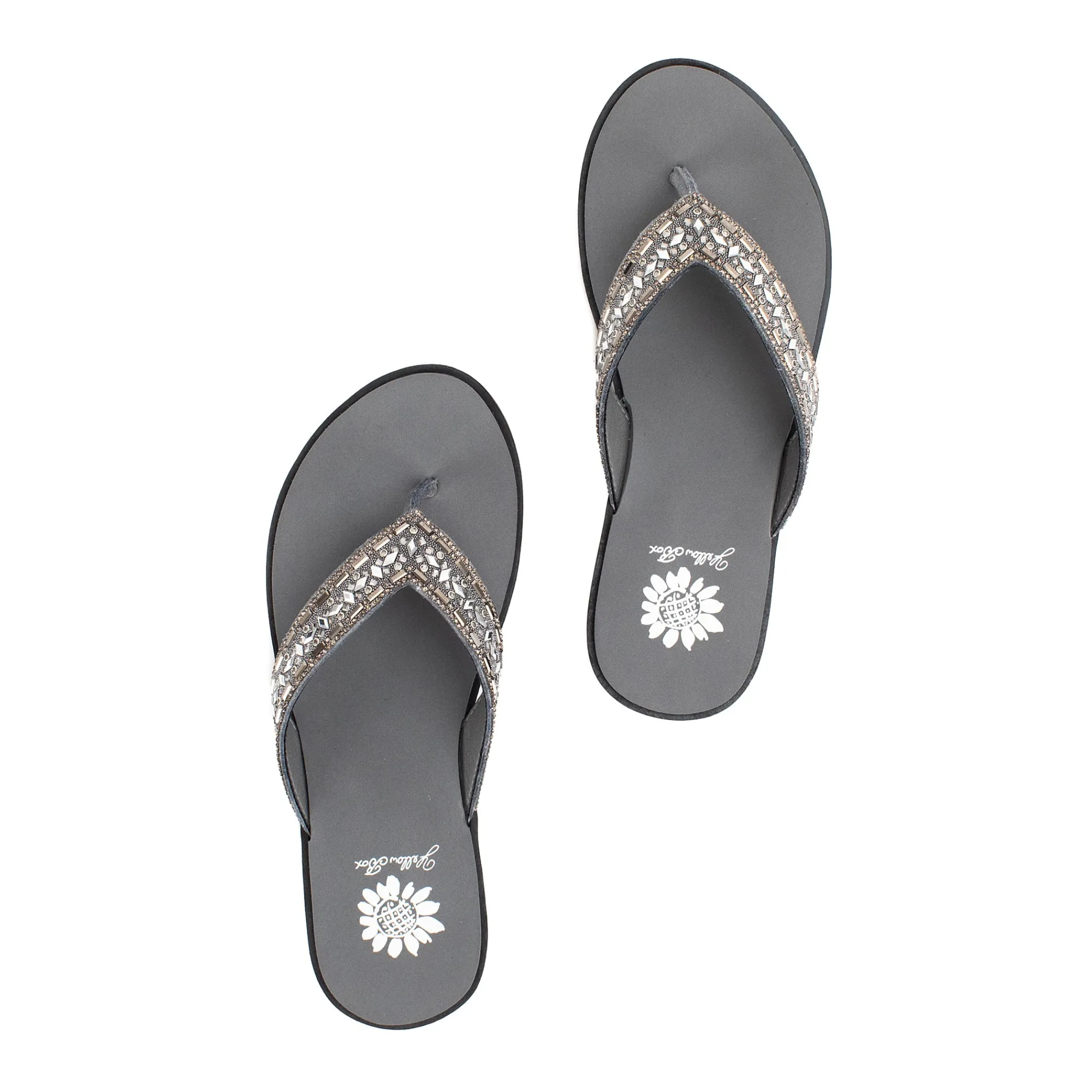 Women Yellow Box Flip Flops>Dashna Sandal