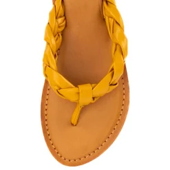 Women Yellow Box Sandals><noscript><img width=