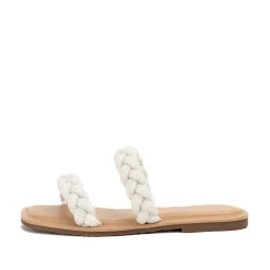 Women Yellow Box Slides>Davie Flat Sandal