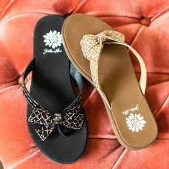 Women Yellow Box Flip Flops><noscript><img width=