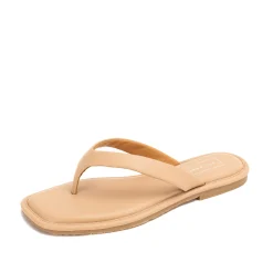 Women Yellow Box Flip Flops>Durham Flat Sandal