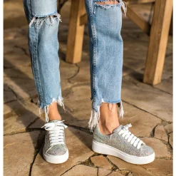 Women Yellow Box Sneakers & Flats><noscript><img width=