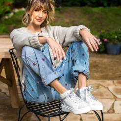 Women Yellow Box Sneakers & Flats><noscript><img width=