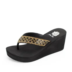 Women Yellow Box Heels & Wedges><noscript><img width=