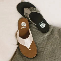 Women Yellow Box Flip Flops><noscript><img width=