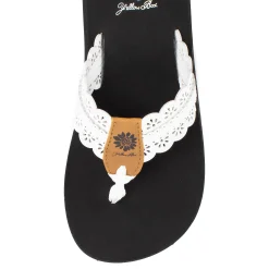 Women Yellow Box Flip Flops><noscript><img width=