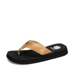 Women Yellow Box Flip Flops>Faya
