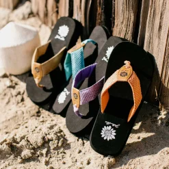 Women Yellow Box Flip Flops><noscript><img width=