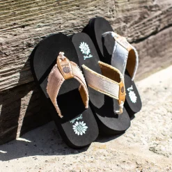 Women Yellow Box Flip Flops><noscript><img width=