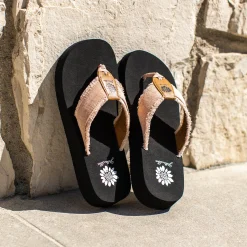 Women Yellow Box Flip Flops><noscript><img width=