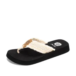 Women Yellow Box Flip Flops>Fianni Flip Flop