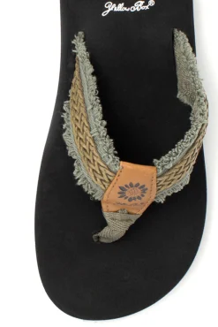 Women Yellow Box Flip Flops><noscript><img width=