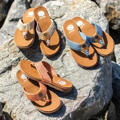 Women Yellow Box Flip Flops><noscript><img width=