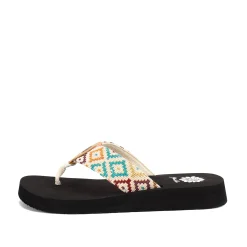 Women Yellow Box Flip Flops><noscript><img width=