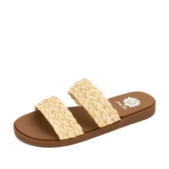 Women Yellow Box Slides>Filbert Slide Sandal