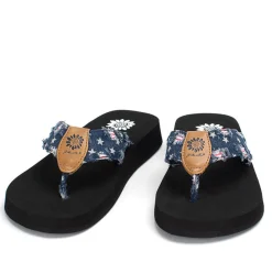 Women Yellow Box Flip Flops><noscript><img width=