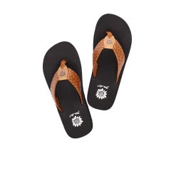 Women Yellow Box Flip Flops><noscript><img width=