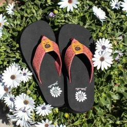 Women Yellow Box Flip Flops><noscript><img width=